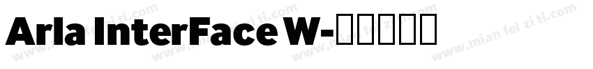 Arla InterFace W字体转换